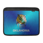 Oklahoma brushed metal flag sleeves for MacBook air