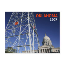 Oklahoma centennial postcard by jabigalke Oklahoma centennial postcard