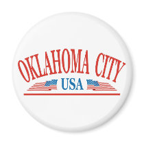 Oklahoma City Refrigerator Magnet