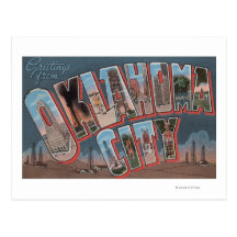 Oklahoma City, Oklahoma (Oil Fields) Post Card