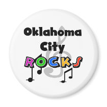 Oklahoma City Rocks magnets
