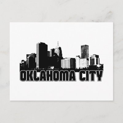 Oklahoma City Skyline Post Cards