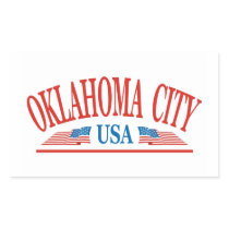 Oklahoma City Rectangle Sticker