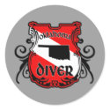 Oklahoma Diver stickers by servopuff Oklahoma Diver stickers