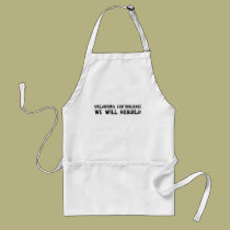 Oklahoma Earthquake-We Will Rebuild aprons