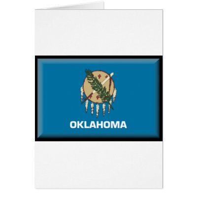 Oklahoma Flag Cards by jacinto888
