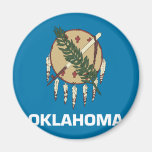 Oklahoma Flag Fridge Magnet
