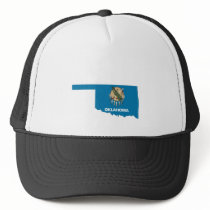 Oklahoma Flag Map Trucker Hat