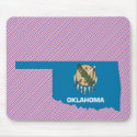 Oklahoma Flag Map mousepads by usaflags Oklahoma Flag Map mousepads