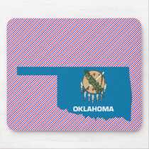 Oklahoma Flag Map mousepads by usaflags Oklahoma Flag Map mousepads