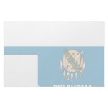 Oklahoma Flag Map Personalized Stationery