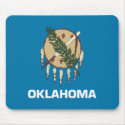 Oklahoma Flag Mousepad by jacinto888 Oklahoma Flag Mousepad