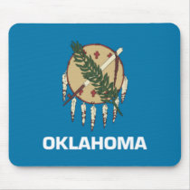 Oklahoma Flag Mousepad by jacinto888 Oklahoma Flag Mousepad