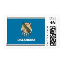 Oklahoma Flag Stamp