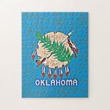 OKLAHOMA FLAG PUZZLES