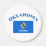 Oklahoma Flag Refrigerator Magnet