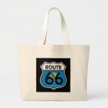 Oklahoma flag Route 66 Shield Tote Bag
