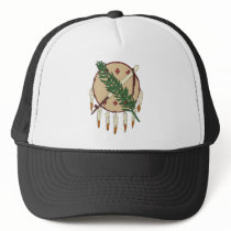 Oklahoma Flag Theme 00 Trucker Hat