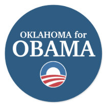 OKLAHOMA for Obama custom your city personalized stickers by funnycustomtshirts OKLAHOMA for Obama custom your city personalized stickers