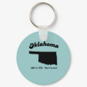 Oklahoma Motto - We're OK, You're not keychains by Shirtuosity Oklahoma Motto - We're OK, You're not keychains