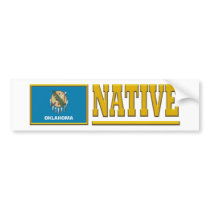 Oklahoma Native Bumper Stickers
