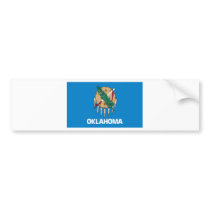 Oklahoma  Official State Flag bumper stickers