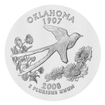 Oklahoma Quarter Sticker