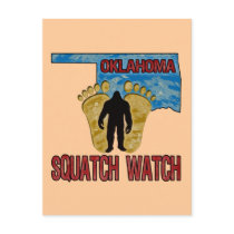 Oklahoma Squatch Watch Post Cards