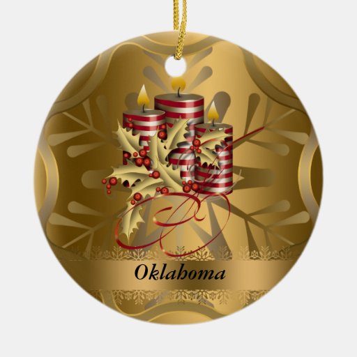 oklahoma state christmas ornament zazzle oklahoma state christmas ornament zazzle