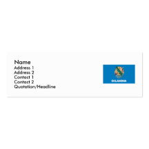 Oklahoma State Flag Business Card