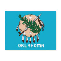 Oklahoma State Flag Postcard