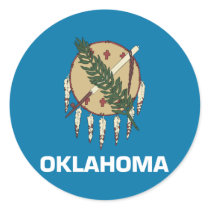Oklahoma State Flag stickers by 1791dotus Oklahoma State Flag stickers