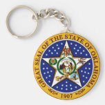 Oklahoma State Seal Key Chain