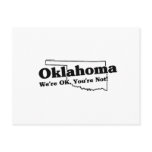 Oklahoma State Slogan Post Cards