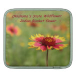 Oklahoma State Wildflower ipad sleeves