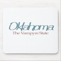 Oklahoma "The Vampyre State" mousepads