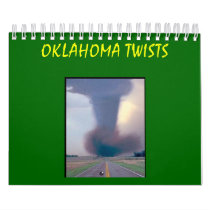 OKLAHOMA TWISTS  2009 WALL CALENDARS