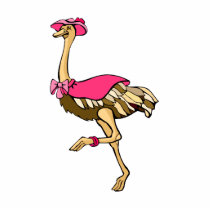 Oksana Ostrich photo sculptures by BisforBirds Oksana Ostrich photo sculptures