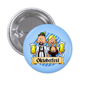 Oktoberfest 1 Inch Round Button