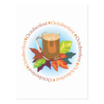 Oktoberfest Badge Post Card