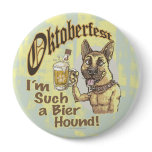 Oktoberfest Beer Hound Buttons