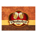 Oktoberfest Beer Party Double Mug Toast Custom Announcement