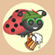 Oktoberfest Bug Sticker