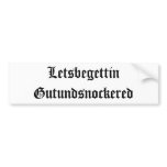 Oktoberfest Bumper Sticker