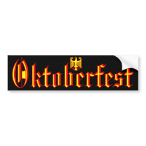 Oktoberfest bumper stickers