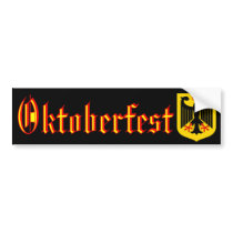 Oktoberfest bumper stickers