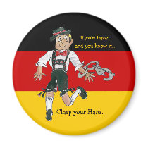Oktoberfest Cartoon Hans Magnet by zooogle Oktoberfest Cartoon Hans Magnet
