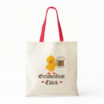 Oktoberfest Chick Tote Bag by HolidayTeesGifts Oktoberfest Chick Tote Bag