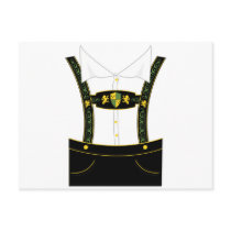 Oktoberfest Clothing Post Card