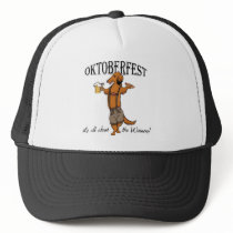 Oktoberfest Dachshund Trucker Hats